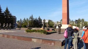 День Победы, 09 мая 2014 года. Красная площадь, Красноярск