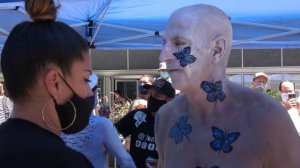 Full Body Painting Day 2020 - Human Connection Arts - Andy Golub - Times Square - New York City