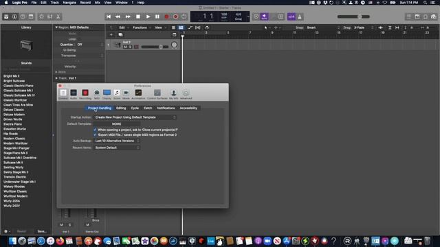Default Project in Logic Pro смотреть онлайн
