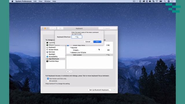 Creating Custom Keyboard Shortcuts for Ableton Live on Mac