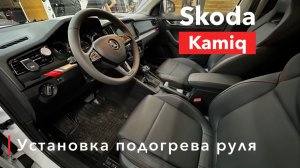 Skoda Kamiq Установка подогрева руля