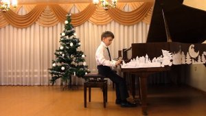 А .Гедике.  Гроза.  В.Ребиков. Музыкальный ящик. Леонов Леонид, 8 лет.