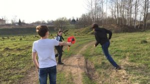 Нёрф челендж слепой нёрфер Nerf challenge №1 (Игра слеп) (Игра слепой нёрфер)