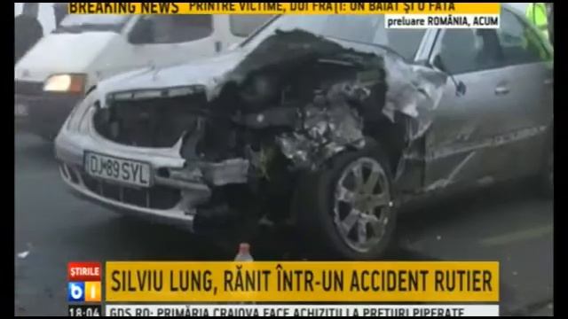 Silviu Lung a fost ranit intr-un accident rutier in Dolj смотреть онлайн