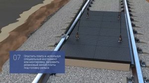 Инструкция по укладке резинобетонного настила для железнодорожного переезда
