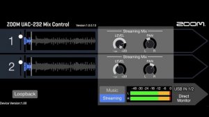 Zoom UAC-232 Quick Guides: Streaming Mode