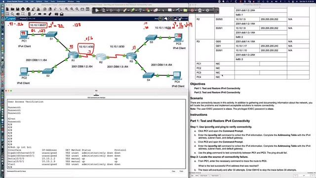 AACC - Spring 2021 CTS-130 CCNA ITNv7 Packet Tracer 13.2.7: Use Ping & Traceroute to Test Network