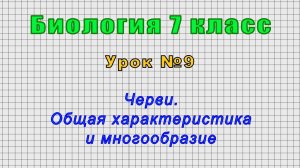 Биология 7 класс (Урок№9 - Черви. Общая характеристика и многообразие.)