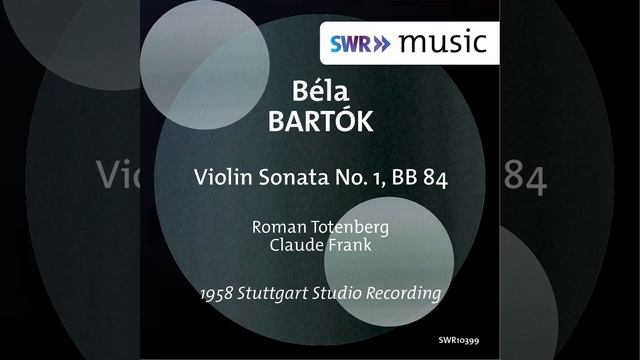 Violin Sonata No. 1, Sz. 75: II. Adagio смотреть онлайн
