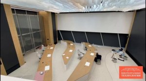 Моторизованный киноэкран типа Полишинель ч 1