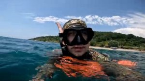 Подводная охота Горбыль Зубарь Карась Сочи Нижняя Хобза Готовим рыбу