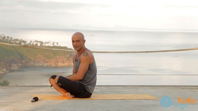 Йога для начинающих. Проброс ног назад, проброс ног вперёд. Аштанга Виньяса.Ярослав Лукашевич смотреть онлайн