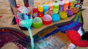 Как сделать Радужного Велоцираптора из Orbeez, Pepsi, Coca Cola, Dr Pepper, Fanta, 7up