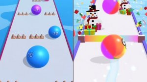 BALL run 2048 /// NUMBER BALL 3D GAMEPLAY WALKTROUGH ANDROID IOS