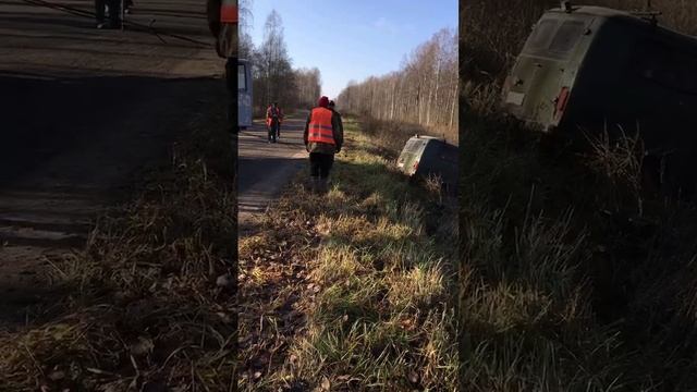 Спасение "буханки" после легкого offroad на охоте