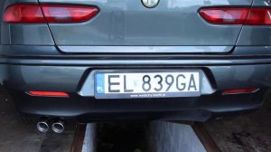 alfa 156 2.4 jtd stainless steel rear muffler inochi motorsport