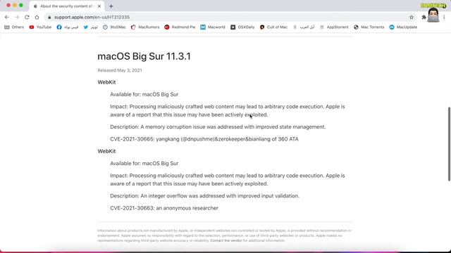 بدقيقتين ما الجديد في macOS Big Sur 11.3.1 смотреть онлайн