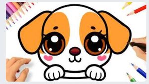 КАК НАРИСОВАТЬ ЩЕНКА СОБАКИ КАВАЙИ ЛЕГКО 🐶