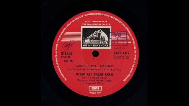 Ustad Ali Akbar Khan (sarod) - Raga Medhavi смотреть онлайн