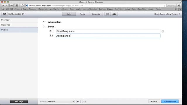 Creating an Outline for your iTunes U Course смотреть онлайн