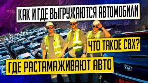 Как выглядит СВХ, как проходит ВЫГРУЗКА автомобилей в порту, как перевозят авто из Японии и Кореи