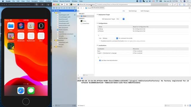 Swift Chess 20 | Supporting iOS 10 3 of iPhone 5 смотреть онлайн