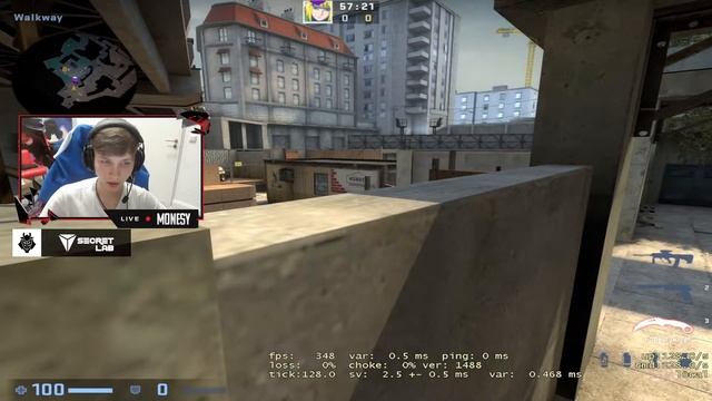 m0NESY shows smokes and tricks on mirage, overpass, ancient | CS:GO TRICKS