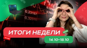 КОГДА РАЗВЕРНЕТСЯ ГАЗ? Итоги торговой недели 14.10.2024 - 18.10.2024