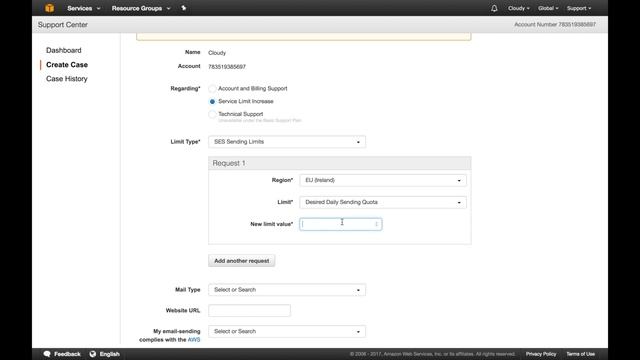 Step by Step Tutorial to Create Free AWS Account and Link with Cloudy.Email