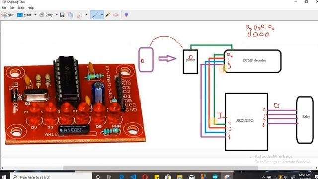 Arduino Programming : Programming Of ARDUINO With DTMF