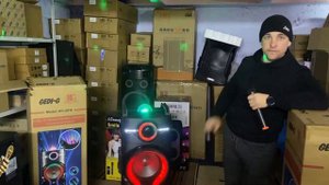 Обзор колонка с дискошаром отличный Partybox#колонки #jbl #музыка #новыйгод