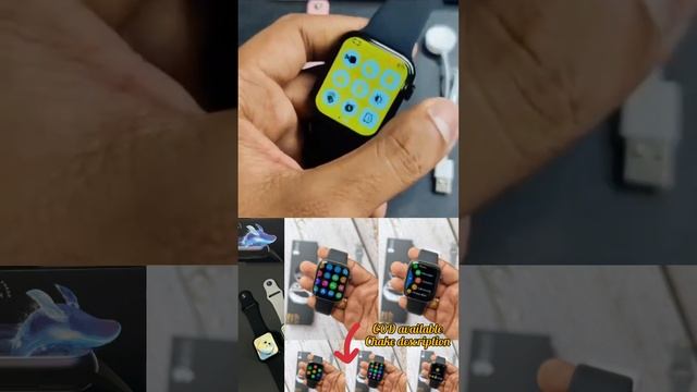 BEST apple watch series 7 CLONE😍 Rs: 2999/- Hw7 max⌚️ смотреть онлайн