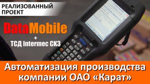 Автоматизация производства Компании ОАО «Карат»