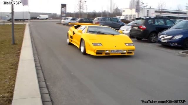 Lamborghini Countach 5000 S sound HD смотреть онлайн