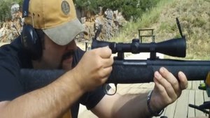 Remington 700 "Sendero" .300 Win Mag - 3 impact groups at 55 and 110 yards