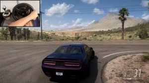 Rebuilding Dodge Challenger SRT Hellcat (1000HP) - Forza Horizon 5 | Thrustmaster T300RS gameplay