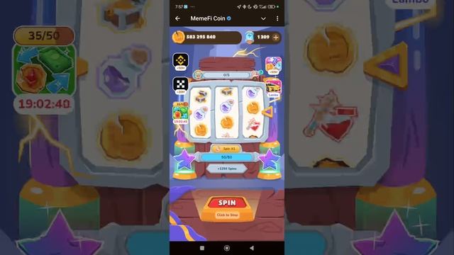 Крутим рулетку MemeFi после Ламбо пака #memefi #memeficoin #cryptogames #crypto #games .mp4