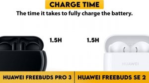 Huawei Freebuds Pro 3 vs Huawei FreeBuds SE 2 Comparison
