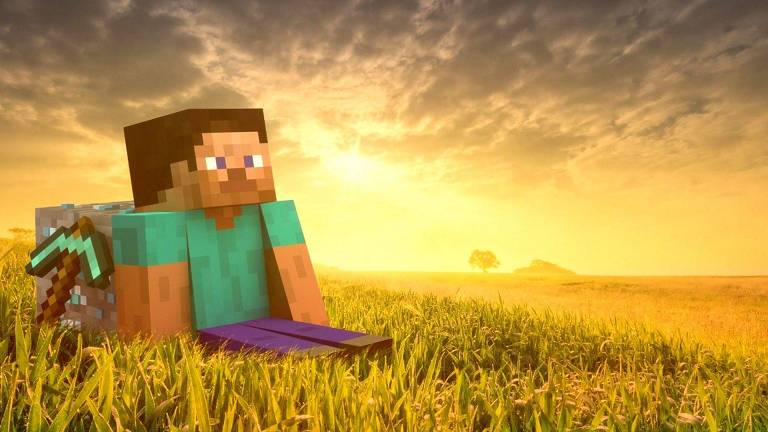 играю в minecraft на новом сервере FunnyGame с другом Севой