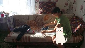 Будни нашей семьи.Упал в грязь.Домашние хлопоты.