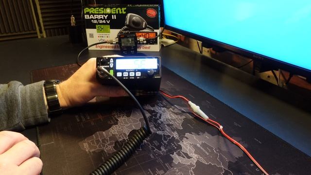 President Barry II CB Radio - Part 2 - Power Adjustment - Service Menu