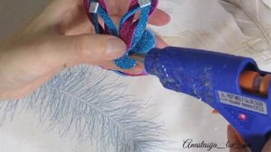 Новогодние игрушки из фоамирана. DIY. Christmas decoration ideas.