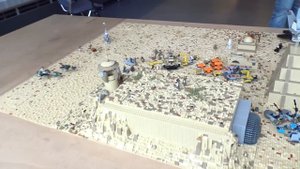 Huge LEGO Star Wars Tatooine with Jabba's Palace, Millennium Falcon Hangar & More!