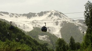 В горах Сочи прогнозируют сильный снег