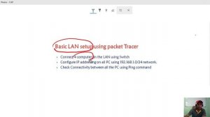 Basic LAN Setup with Cisco Packet tracer