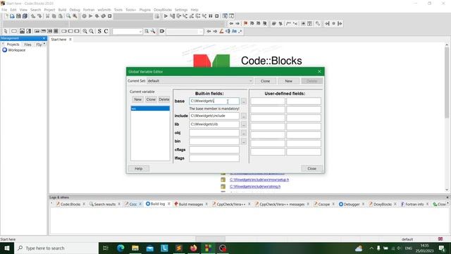 How to install WxWidgets 3.2.2.1 using CodeBlocks
