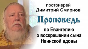 Проповедь по Евангелию о воскрешении сына Наинской вдовы (2010.10.24). Протоиерей Димитрий Смирнов