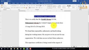 07. MS Word- Class 07 .Cut Copy And Paste    (microsoft word 2019 tutorial) Urdu - Hindi