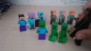Мои лего человечки по MINECRAFT