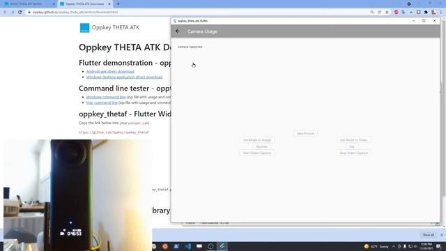 Reset RICOH THETA Settings With Windows App